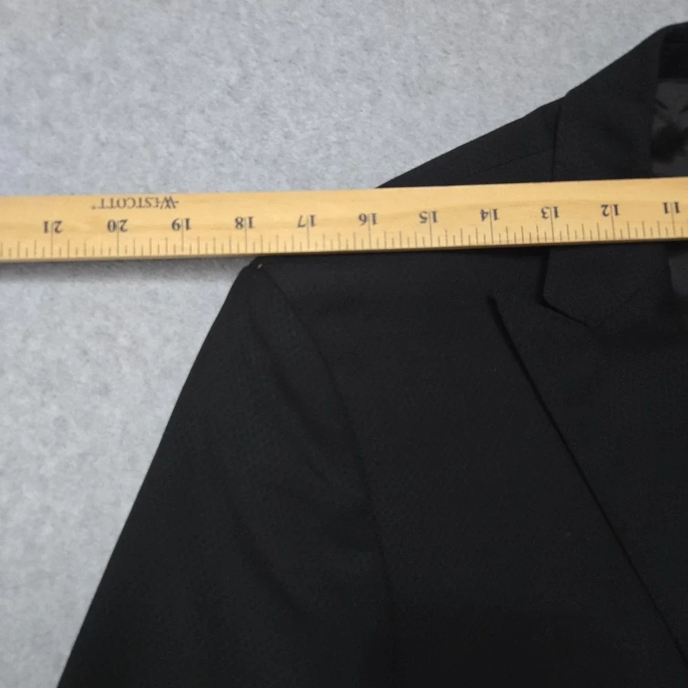 Hugo Boss Blazer Mens 36R Black Wool Blend Sport Coat Jacket Colombo Turkey Suit